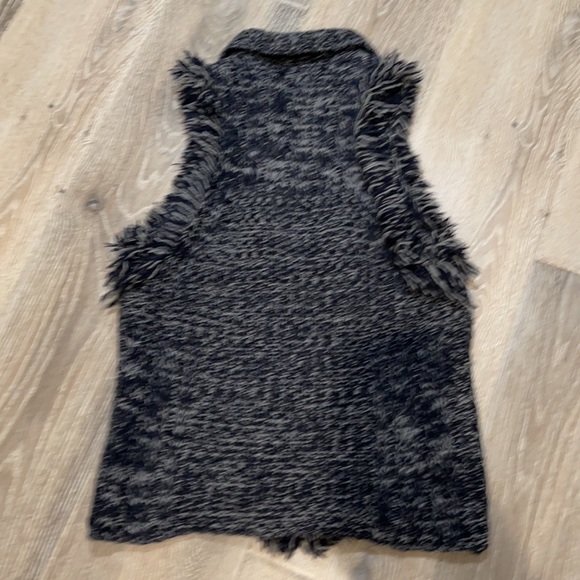 Banana Republic Super Soft Italian Wool Zip Sweater Vest - Picture 2 of 5